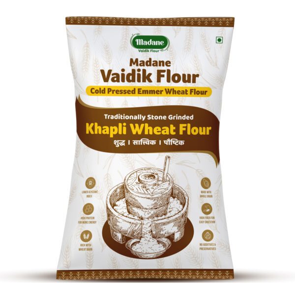 Cold Pressed Khapli Wheat Flour 1kg